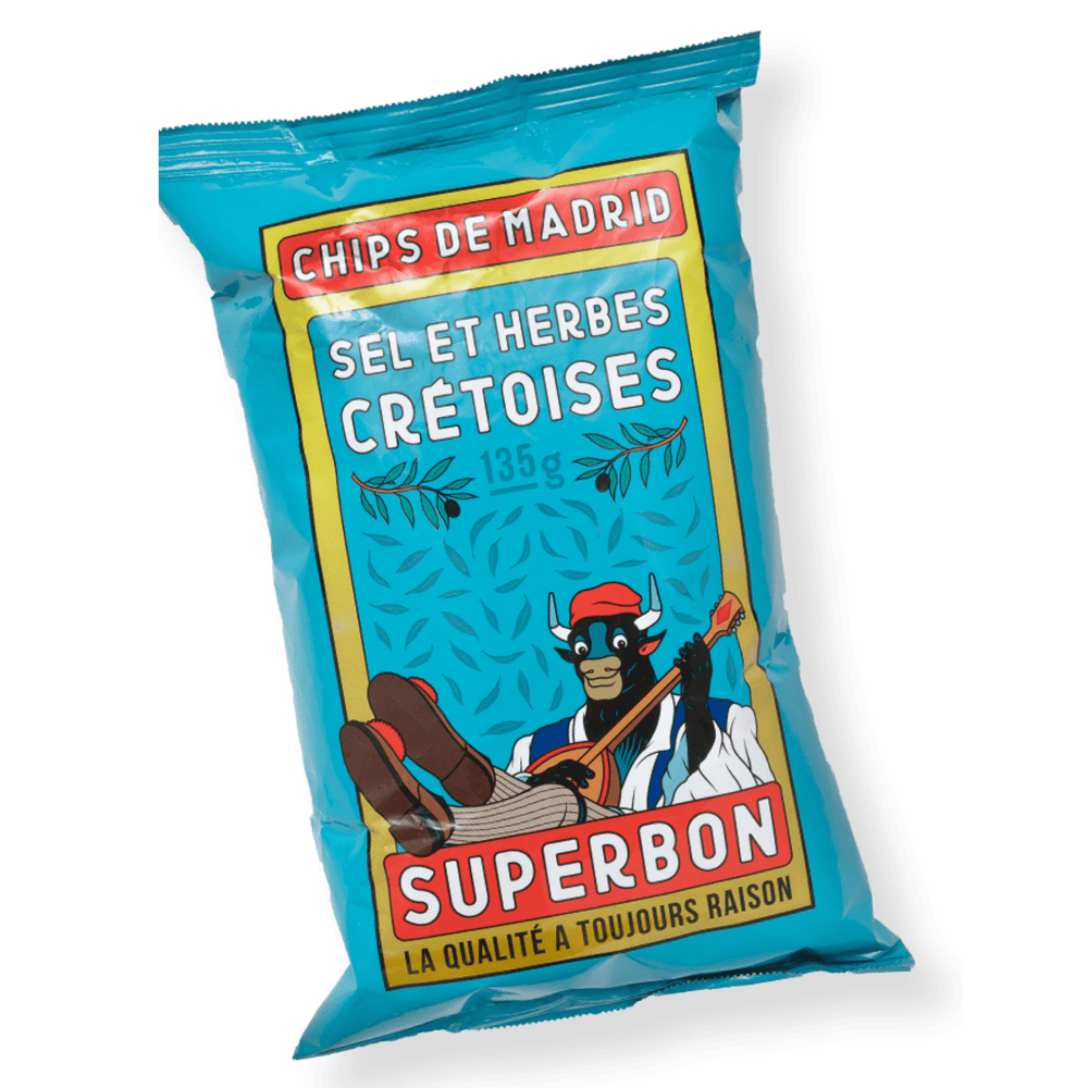 Chips Sel & Herbes Crétoises | 135g