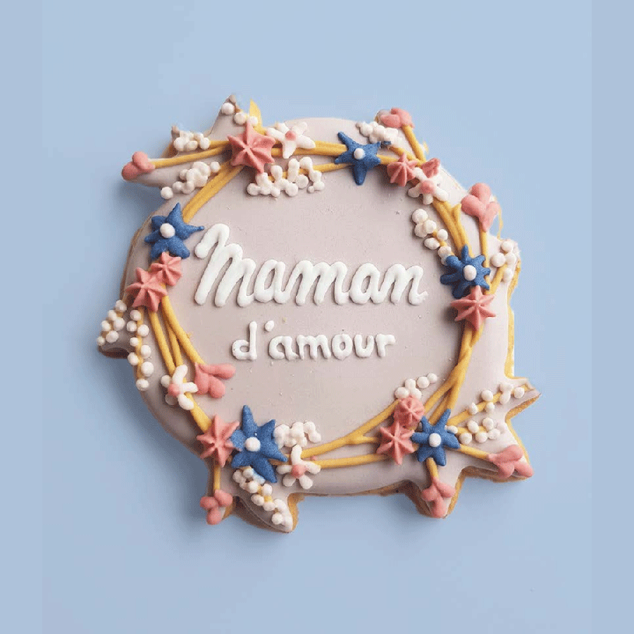 Biscuit Couronne "Maman d'amour" | 25g