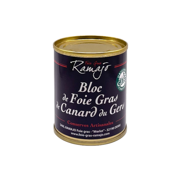 Bloc de Foie Gras de Canard IGP Gers Emballage