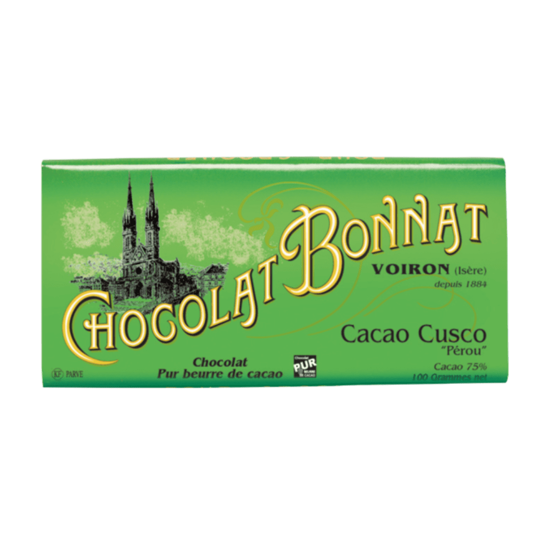 Tablette Chocolat noir 75% Cacao Cusco Pérou | 100 g