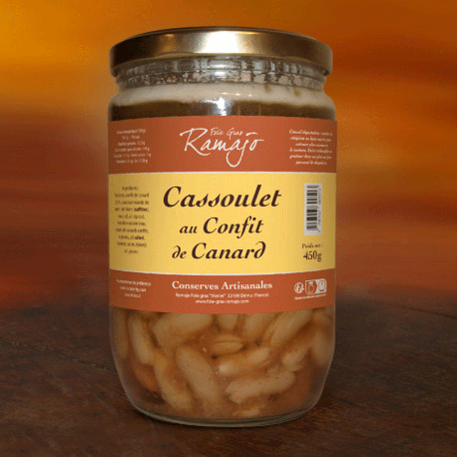 Cassoulet au Confit de Canard IGP Gers | 1 part | 450g