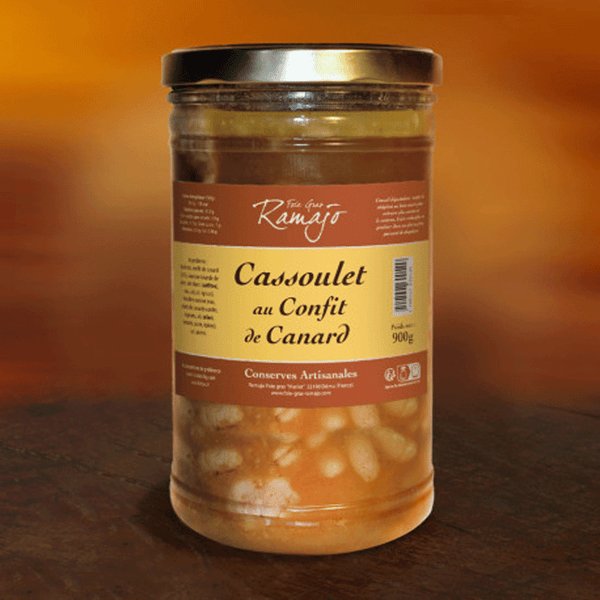 Cassoulet au Confit de Canard IGP Gers | 2 parts | 900g