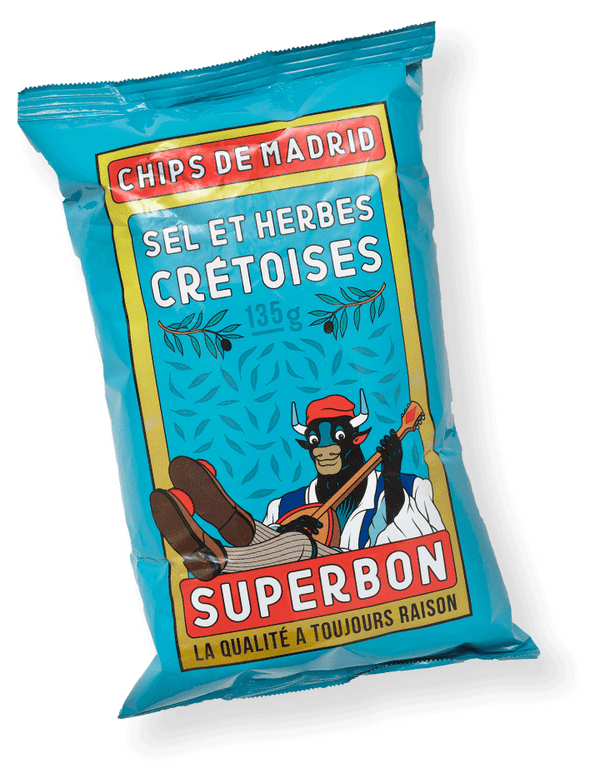 Chips Sel & Herbes Crétoises | 135g