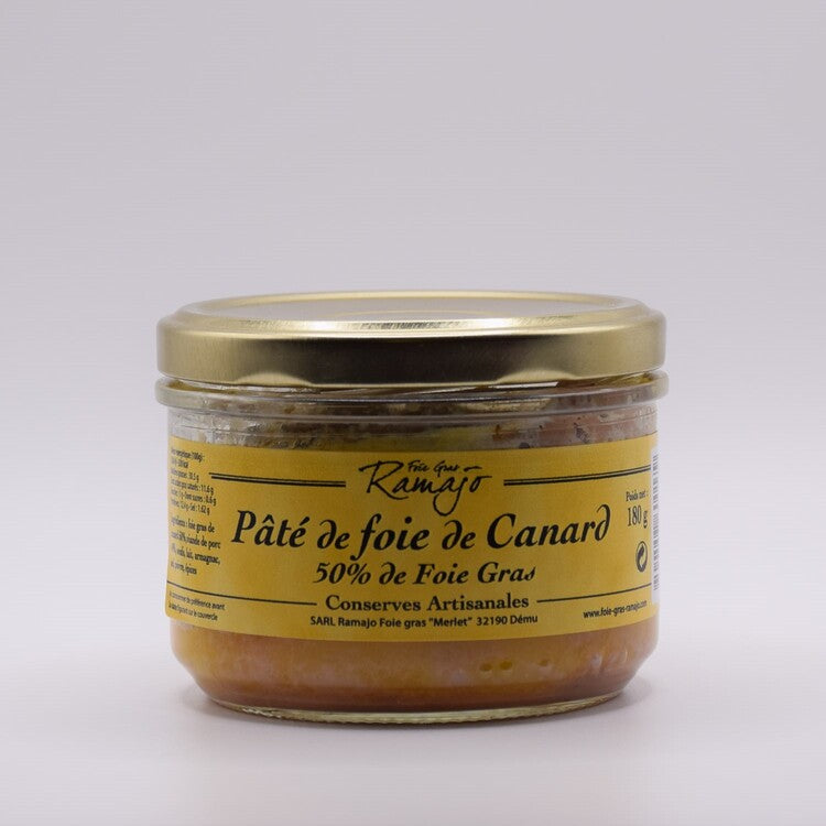 Pâté de Foie de Canard, 50% de Foie Gras - 180g