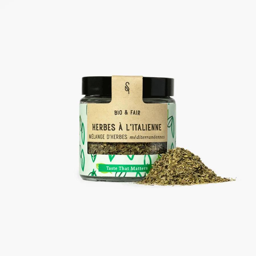 Herbes à l'Italienne | Mélange d'Herbes Méditerranéennes Bio | 25g