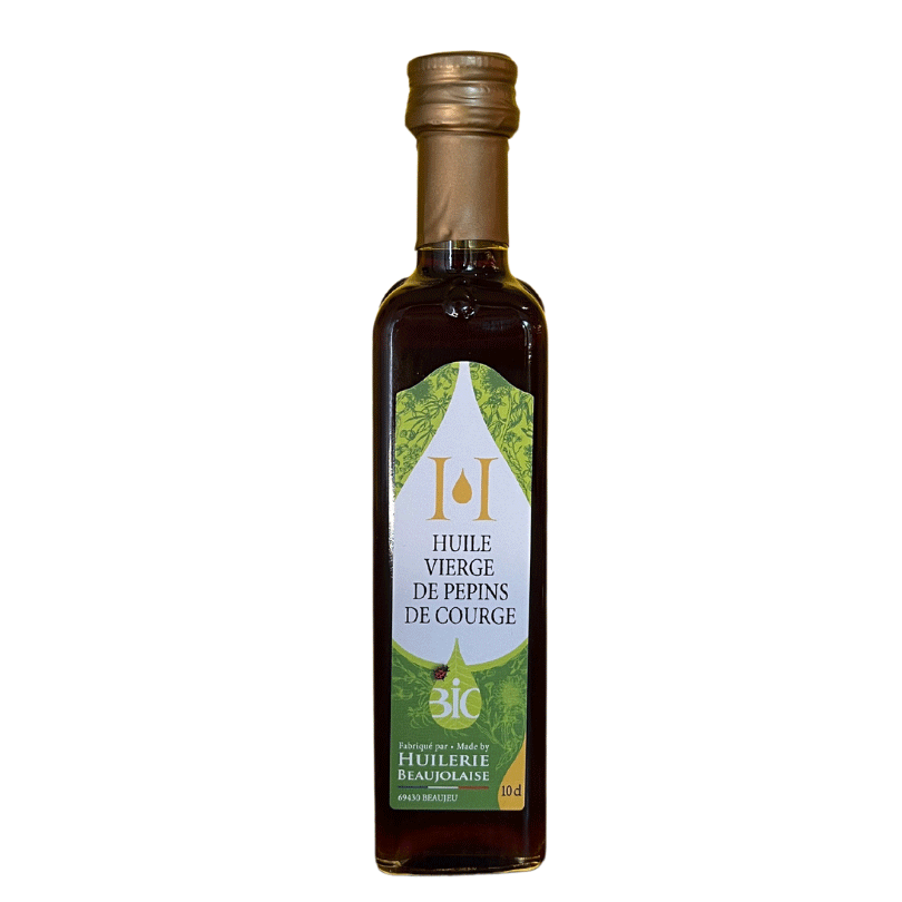 Huile Vierge de Pépins de Courge Toastée Bio | 10 cl