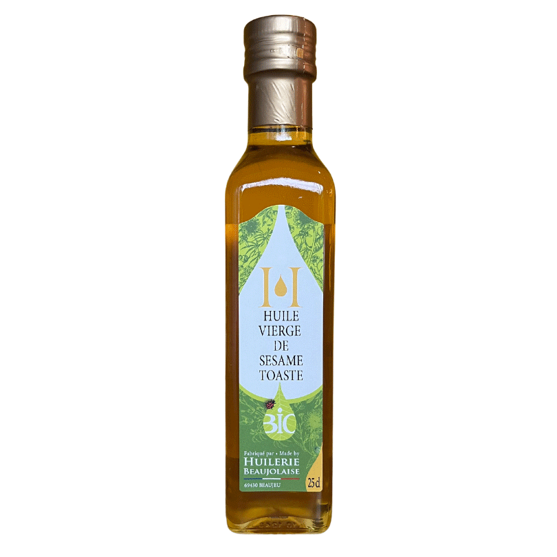 Huile Vierge de Sésame Bio 1ère Pression à Froid | 25cl