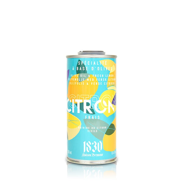 Huile d'Olive Extra Vierge Aromatisée au Citron d'Italie - 250 ml, Maison Bremond 1830  Modifier le texte alternatif