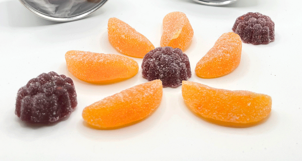 Assortiment Pâtes de Fruits Clémentine Corse & Framboise | 100g | 200g