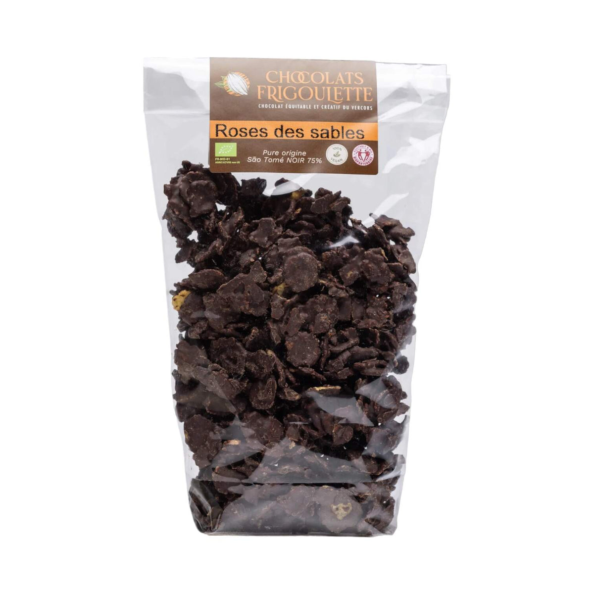 Roses des sables au Chocolat Noir 75% Bio | 250g