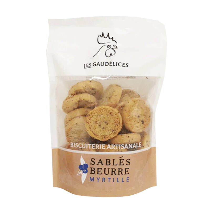 Les Sablés Beurre Myrtille | 180g