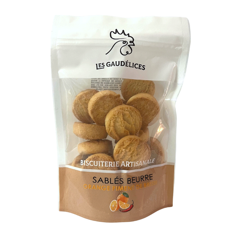 Les Sablés Beurre Orange Piment de Bresse | 180g