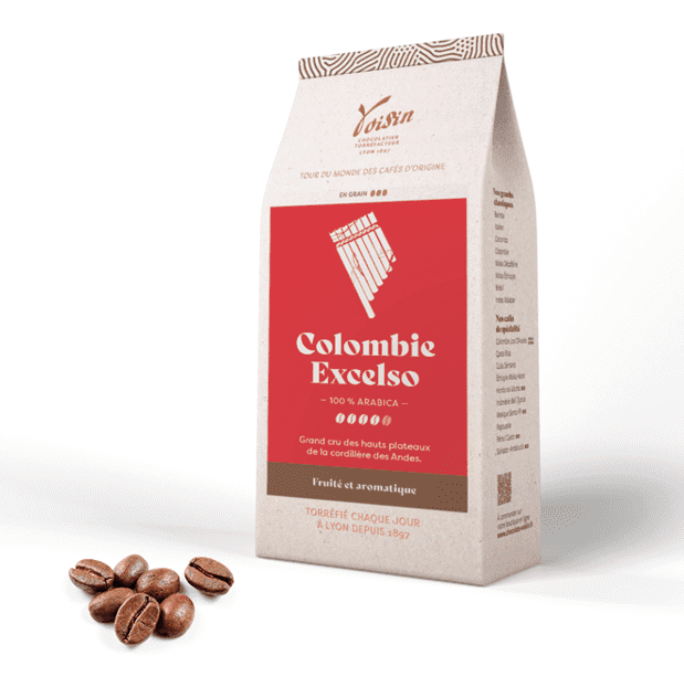 Sachet Café Colombie Grains | 250g | 500g | 1kg