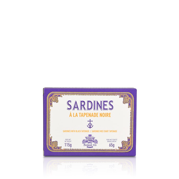 Sardines à la Tapenade Noire - 115g Boîte en carton