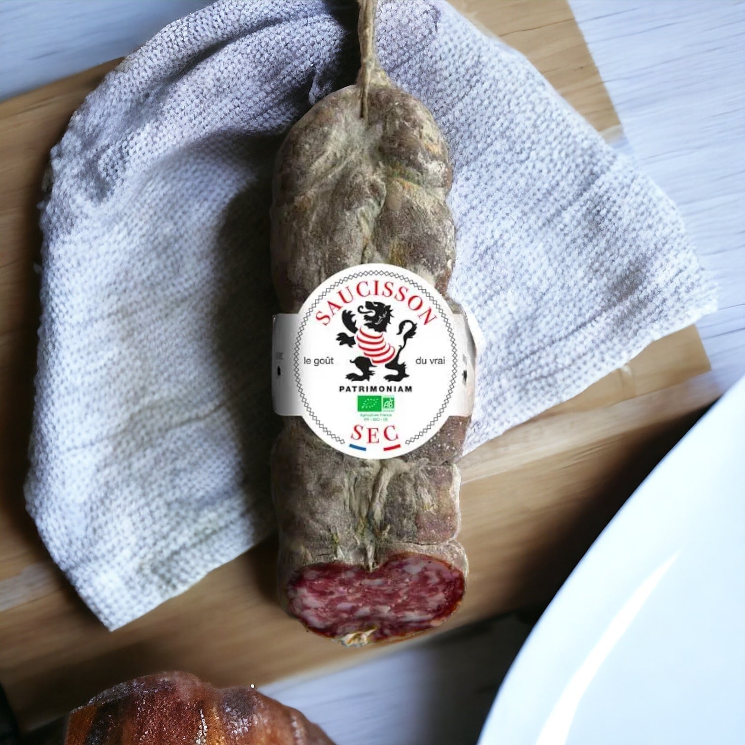 saucisson sec de Boeuf au Vin Blanc