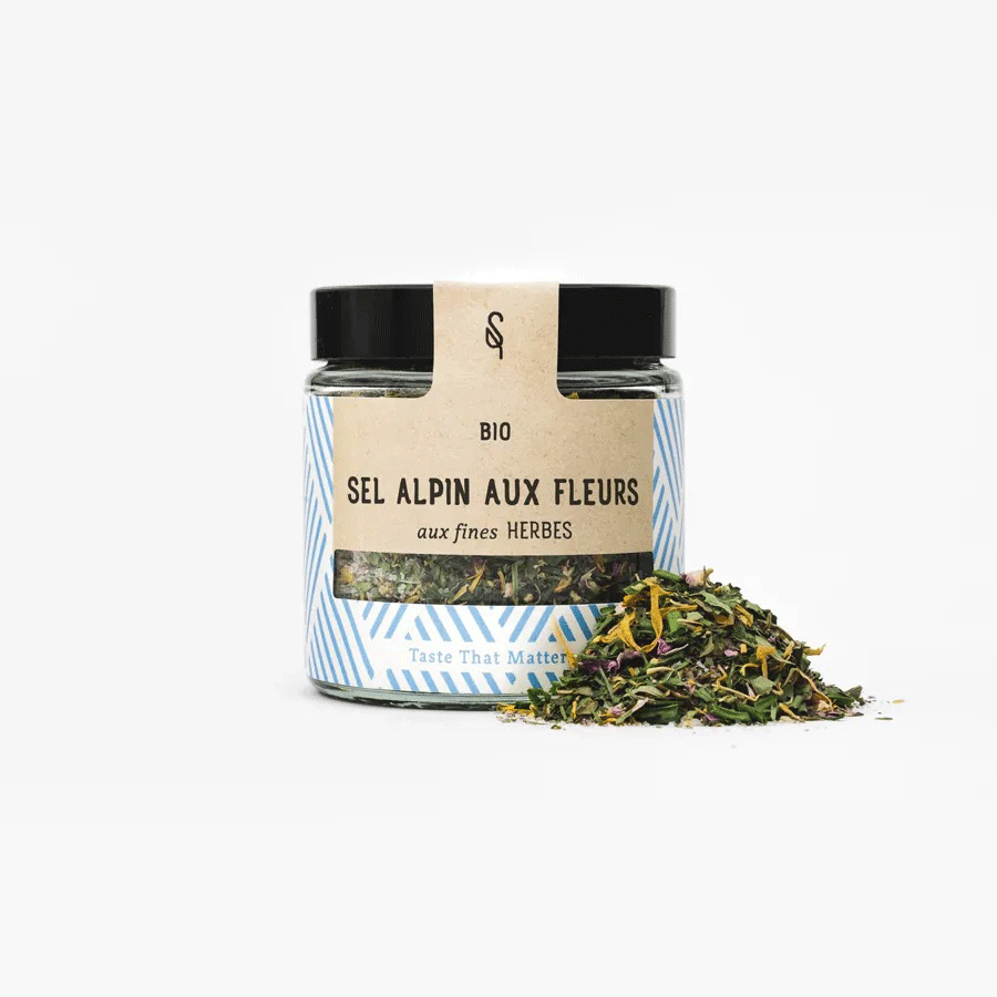 Sel Alpin aux Fleurs et Fines Herbes Bio | 85g