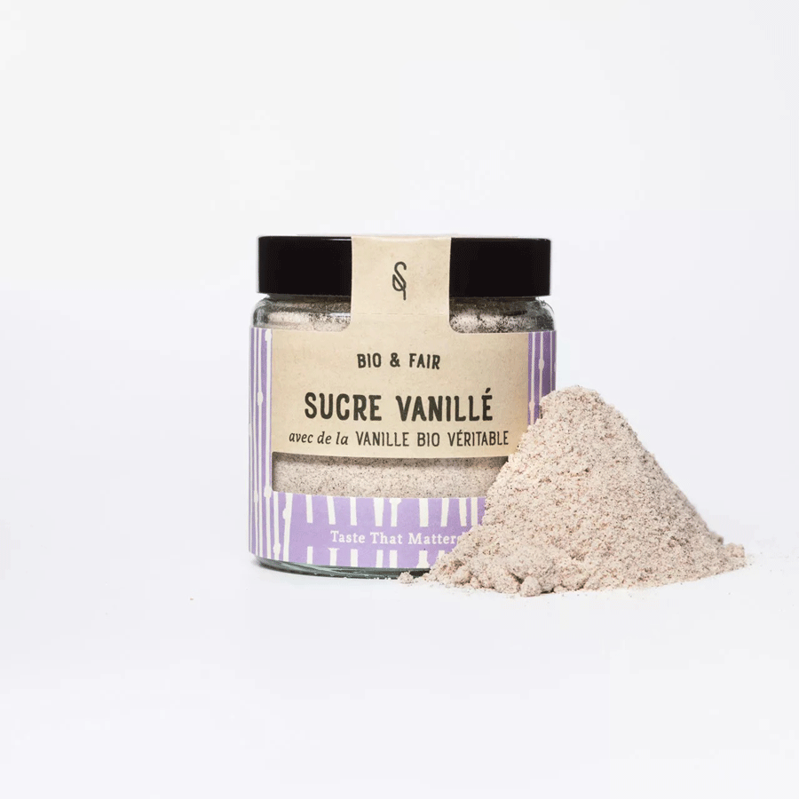 Sucre Vanillé Bio | 10% Vanille Bourbon Madagascar | 90g