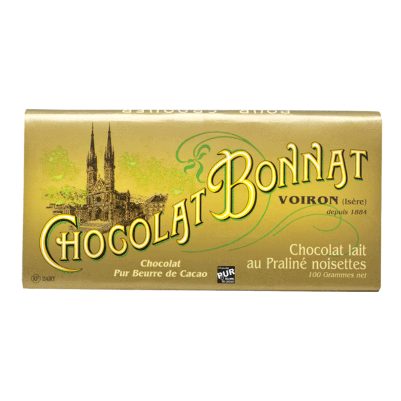 Tablette Chocolat Lait au Praliné Noisettes | 100g