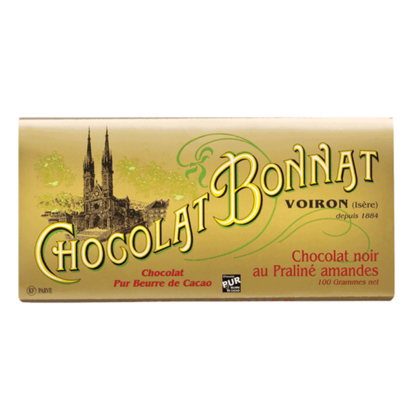 Tablette Chocolat Noir au Praliné Amandes | 100g