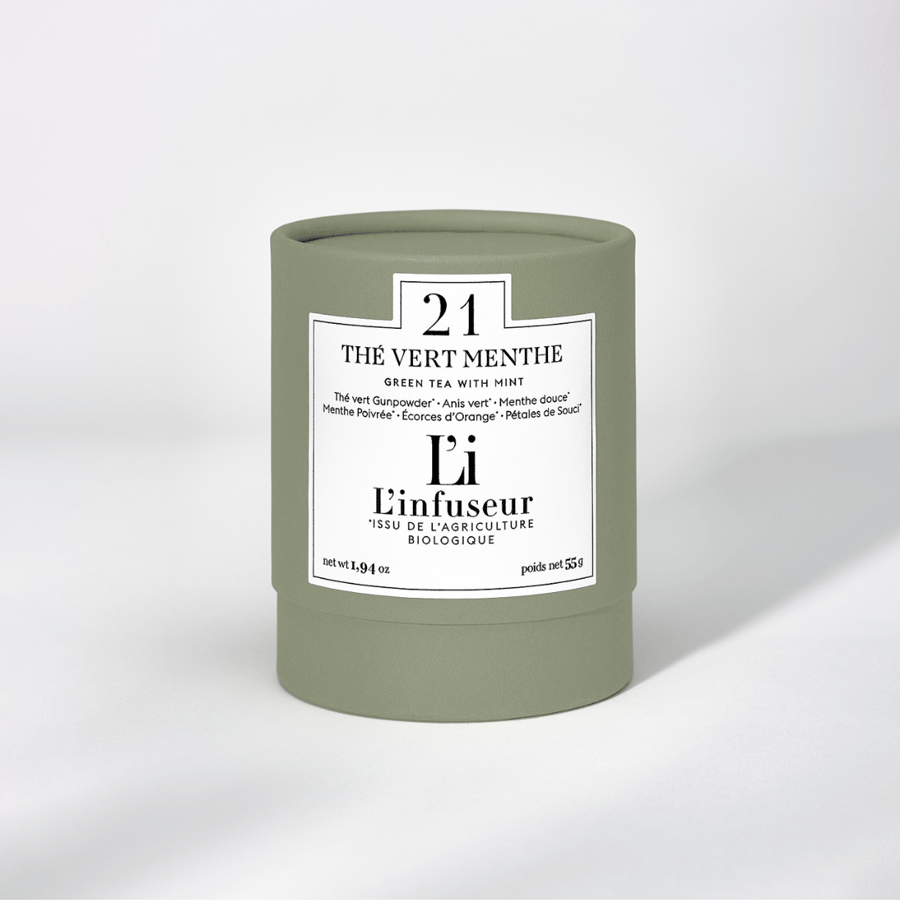 Thé Vert Menthe Bio N°21 | Vrac 55g