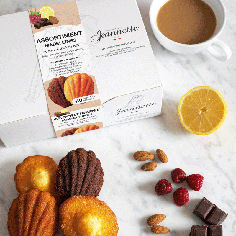 Boîte Assortiment Madeleines | 250g avec Madeleines
