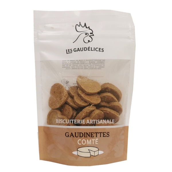 Les Gaudinettes Comté - 150 g - Les Gaudélices, sachet fraîcheur avec zip