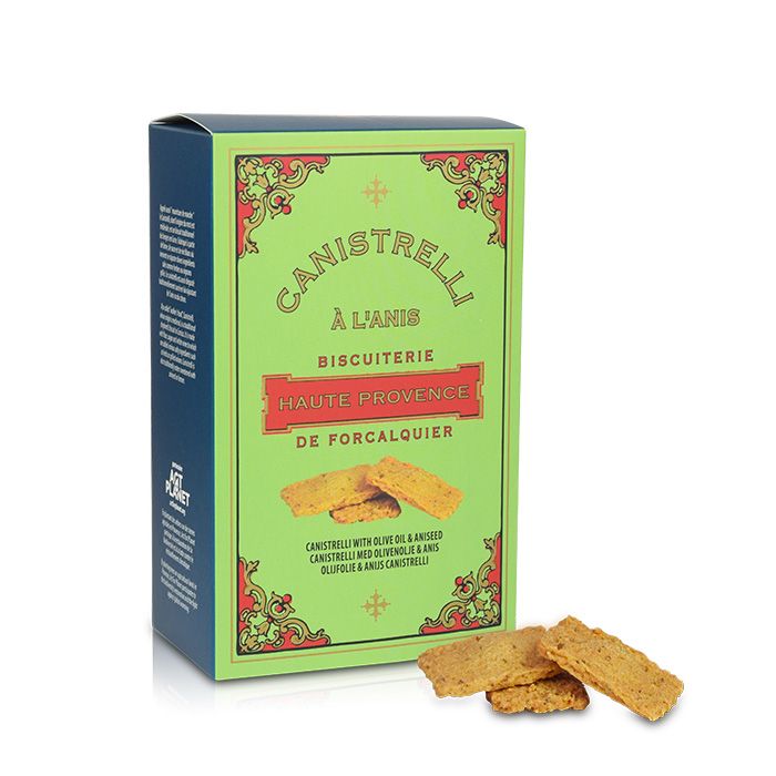 Canistrelli à l'anis, biscuit sucré de la maison Brémond 1830, épicerie fine de Provence, 180g