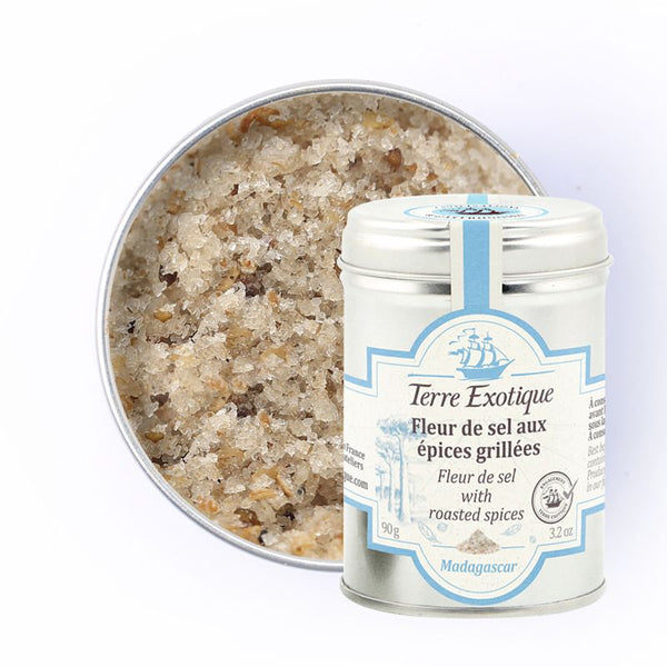 Fleur de sel aux épices grillées - Terre Exotique - 90 g
