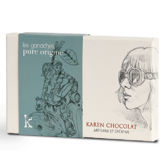 Les Ganaches Pure Origine - Karen Chocolat