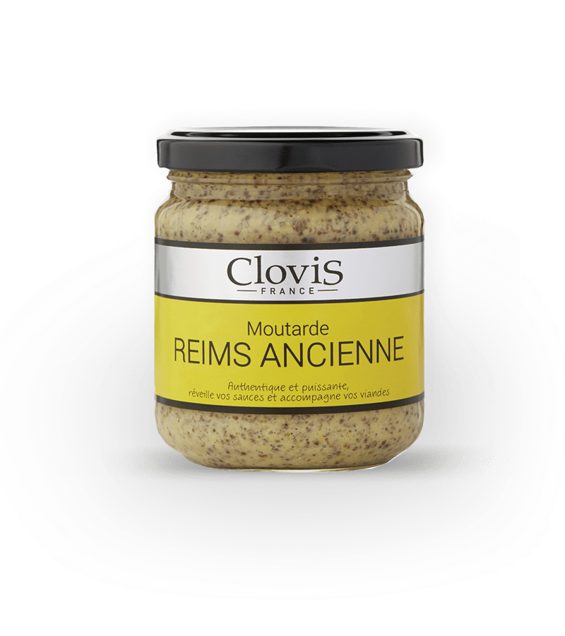 Moutarde de Reims à l'Ancienne - Clovis France - 200 gr