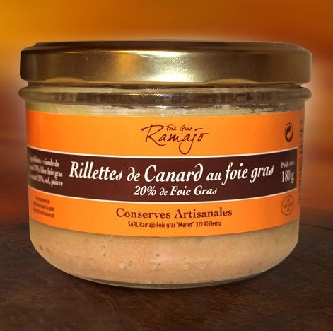 Rillettes de Canard au Foie Gras IGP Gers | 180g