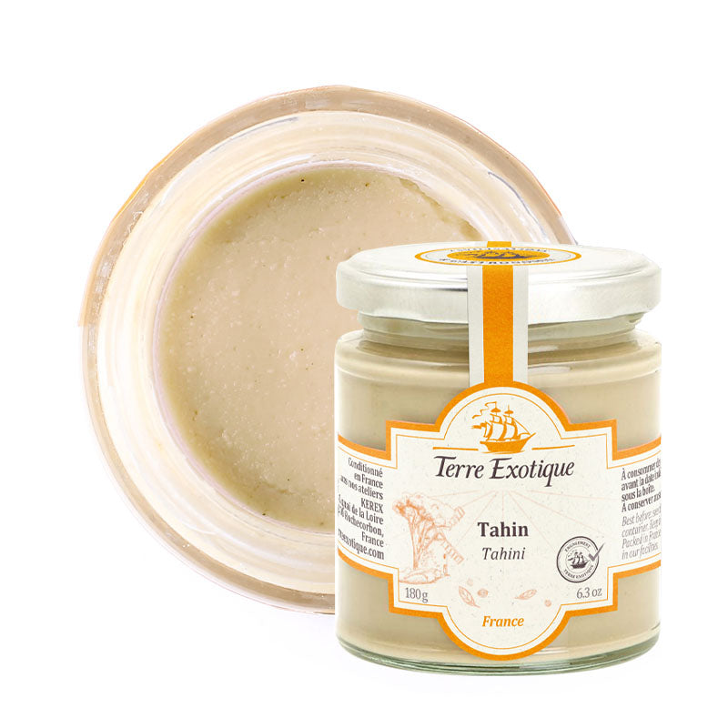 Tahin Tahini Bio Crème de sésame blanc - Terre exotique - 180 g
